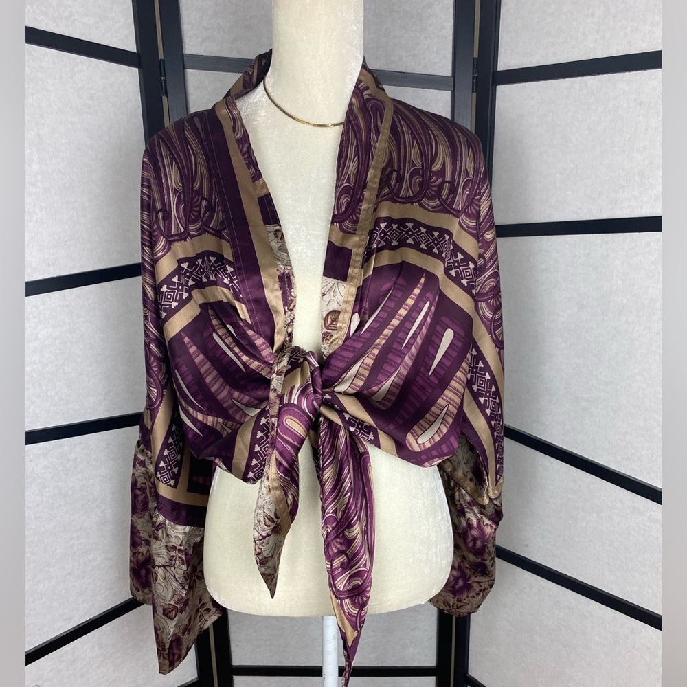 Kantha Bae OG silk shrug
